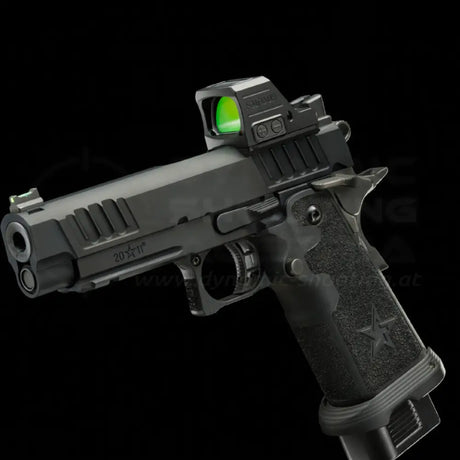 Holosun HS407C X3 Rotpunktvisier Red Dot  montiert auf einer Staccato 2011 Pistole