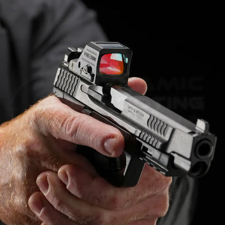 Holosun HS407C X3 Rotpunktvisier Red Dot  montiert auf einer Smith and Wesson M&P