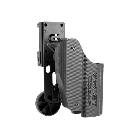 Ghost Clip D Clip montiert auf Hydra IPSC Holster