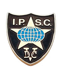 IPSC Shield Pin in Schwarz-Gold