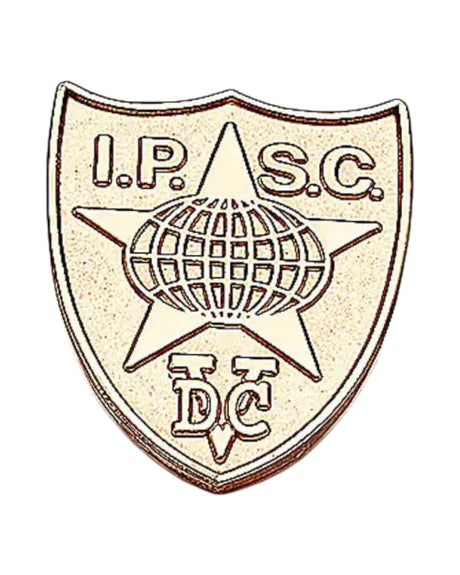 IPSC Shield Pin in Gold