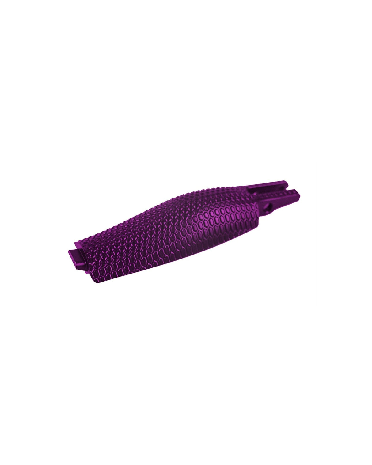 LOK Grips Aluminium Backstrap in Lila eloxiert für Walther PDP Full Size mit hexagonaler Grifftextur