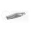 LOK Grips Aluminium Backstrap in Silber für Walther PDP Full Size mit hexagonaler Wabenstruktur aus CNC-gefrästem 6061 Aluminium
