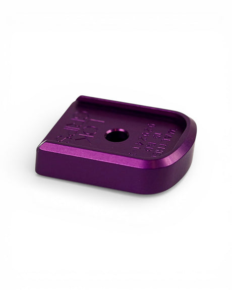 Aluminium Magazinboden für die Walther PDP von LOK Grips in der Farbe Lila