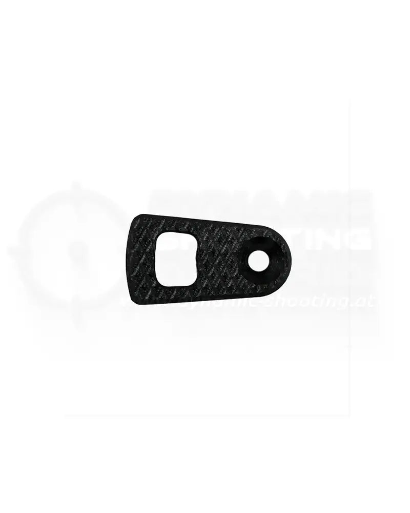LOK Grips G10 Oversized Magazinauswurfknopf für CZ Shadow 2 in Schwarz – Einzelansicht unmontiert auf weißem Hintergrund mit sichtbarer G10-Textur