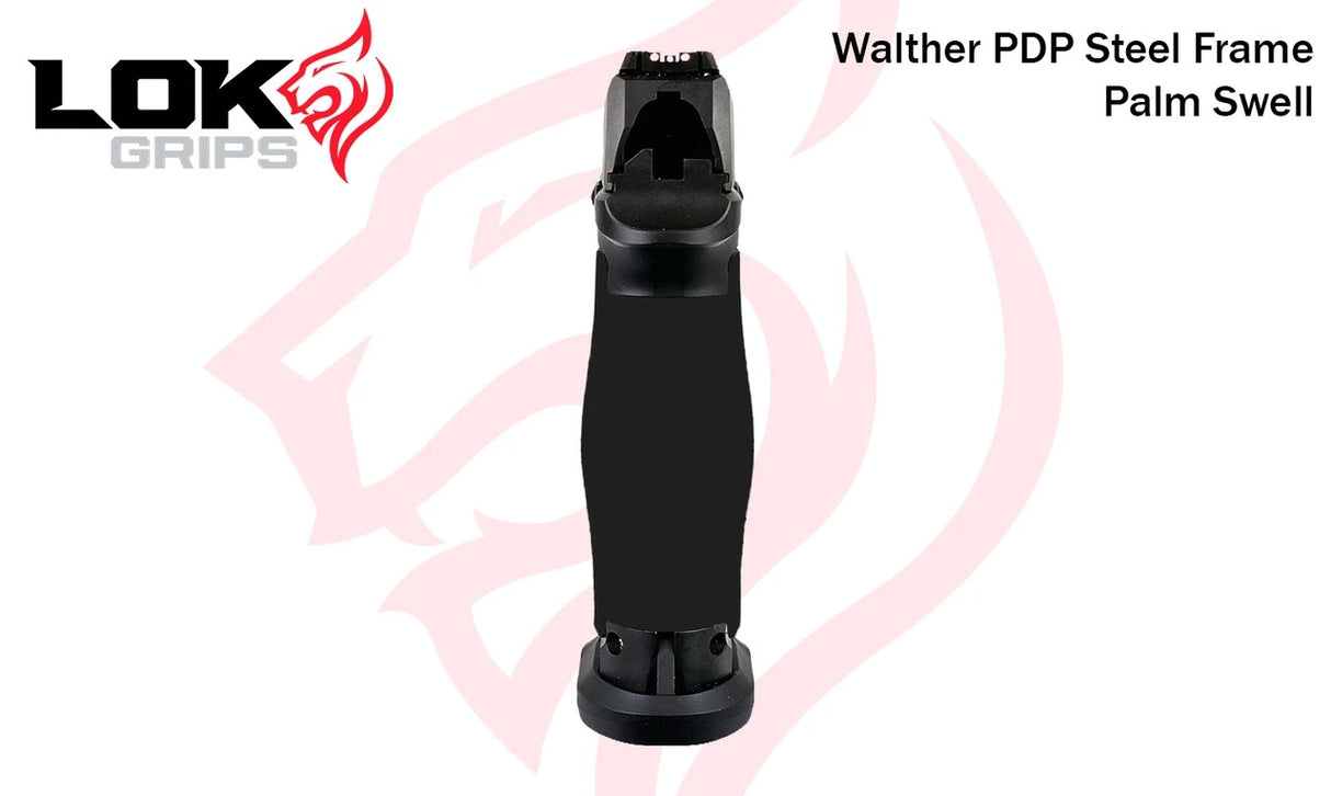 LOK Grips Veloce Griffschalen aus G10 mit rundlicher Palm Swell Kontur für die Walther PDP Steel Frame 