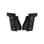 LOK Grips GridLOK Palm Swell Griffschalen aus Aluminium für Walther PDP Steel Frame Full Size in Schwarz – Paar mit aggressiver Kreuzschraffur-Textur