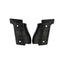 LOK Grips GridLOK Thin Griffschalen aus Aluminium für Walther PDP Steel Frame Full Size in Schwarz – Paar mit aggressiver Kreuzschraffur-Textur