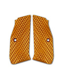 LOK Grips JAWS Palm Swell Griffschalen aus Aluminium für CZ Shadow 2 und SP-01 in Orange – CNC-gefrästes Aluminium mit JAWS Zahnung