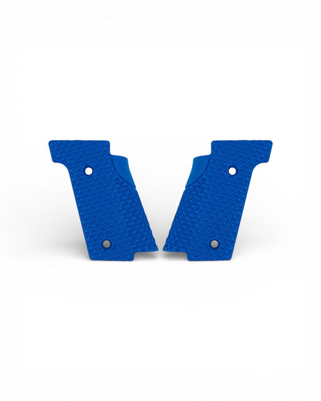 LOK Grips Standard Grips Bogies Walther PDP Steel Frame in Blau