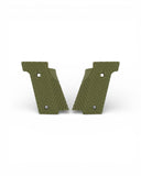LOK Grips Standard Grips Bogies Walther PDP Steel Frame in OD Green