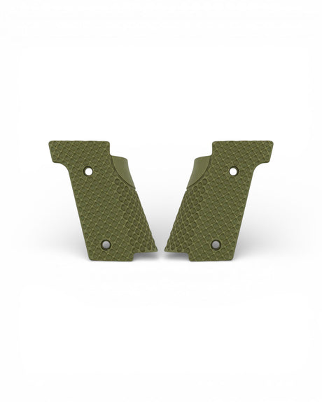 LOK Grips Standard Grips Bogies Walther PDP Steel Frame in OD Green