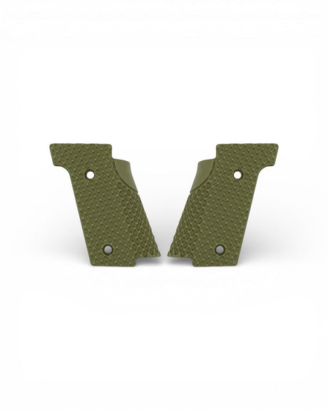 LOK Grips Standard Grips Bogies Walther PDP Steel Frame in OD Green