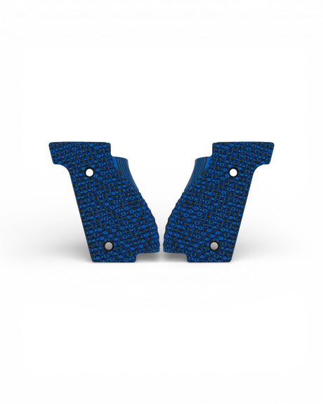 Walther PDP Steel Frame 3D Palm Swell Bogie Griffschalen von LOK Grips in Schwarz Blau