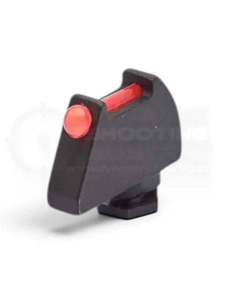 LPA Korn Fiber Optic Visier mit Fiberglas Einsätzen in Rot für Glock Pistolen