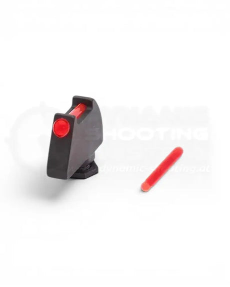 LPA Korn Fiber Optic Visier mit Fiberglas Einsätzen in Rot für Glock Pistolen