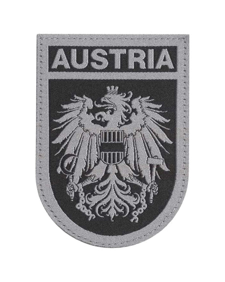 Clawgear Patch Austria Klettpatch in Schwarz-Grau