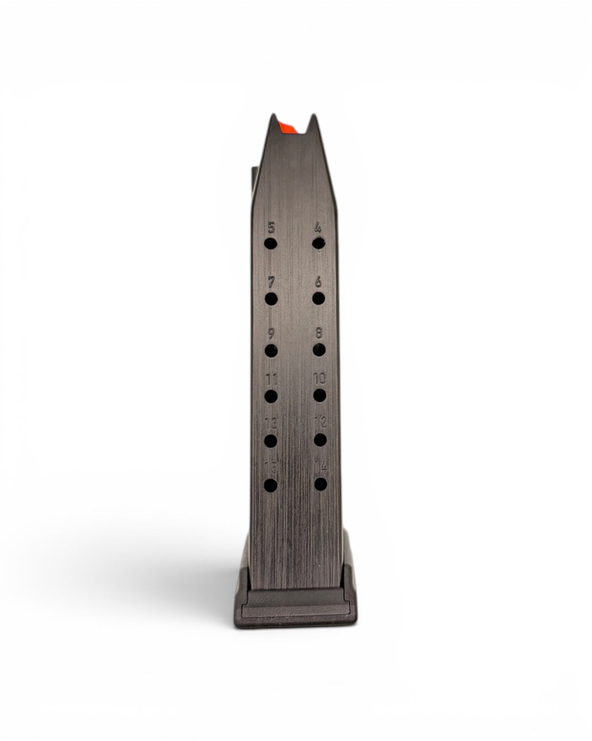 Originales Glock Slimline Magazin aus Stahl mit 15 Schuss Kapazität passend für die Glock 43X und Glock 48