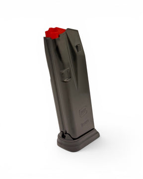 Originales Glock Slimline Magazin aus Stahl mit 15 Schuss Kapazität passend für die Glock 43X und Glock 48