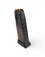 Originales Glock Slimline Magazin aus Stahl mit 15 Schuss Kapazität passend für die Glock 43X und Glock 48