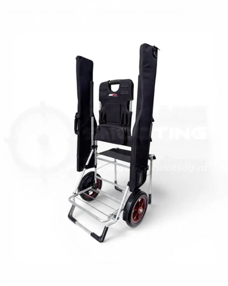 DAA StageRunner Cart PCC Rifle Bag beidseitig montiert Rückansicht