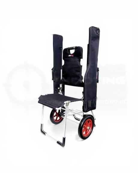 DAA StageRunner Cart mit zwei PCC Rifle Bags montiert