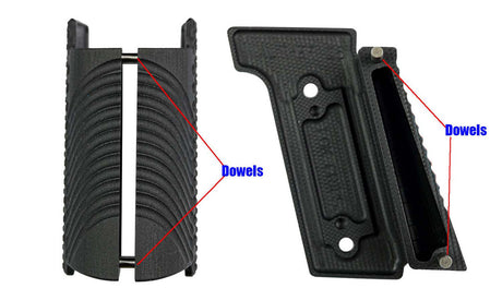 Walther PDP Steel Frame LOK Grips Bogie Groeßenvergleich