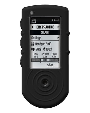 Silikonhülle Case aus Silikon für den SG Timer Go 2 von Shooters Global in Schwarz