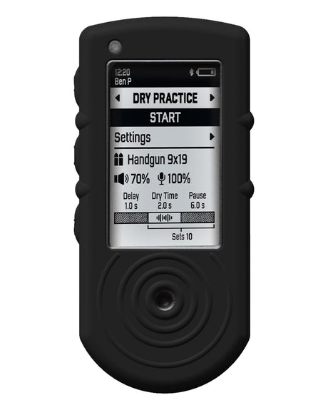 Silikonhülle Case aus Silikon für den SG Timer Go 2 von Shooters Global in Schwarz