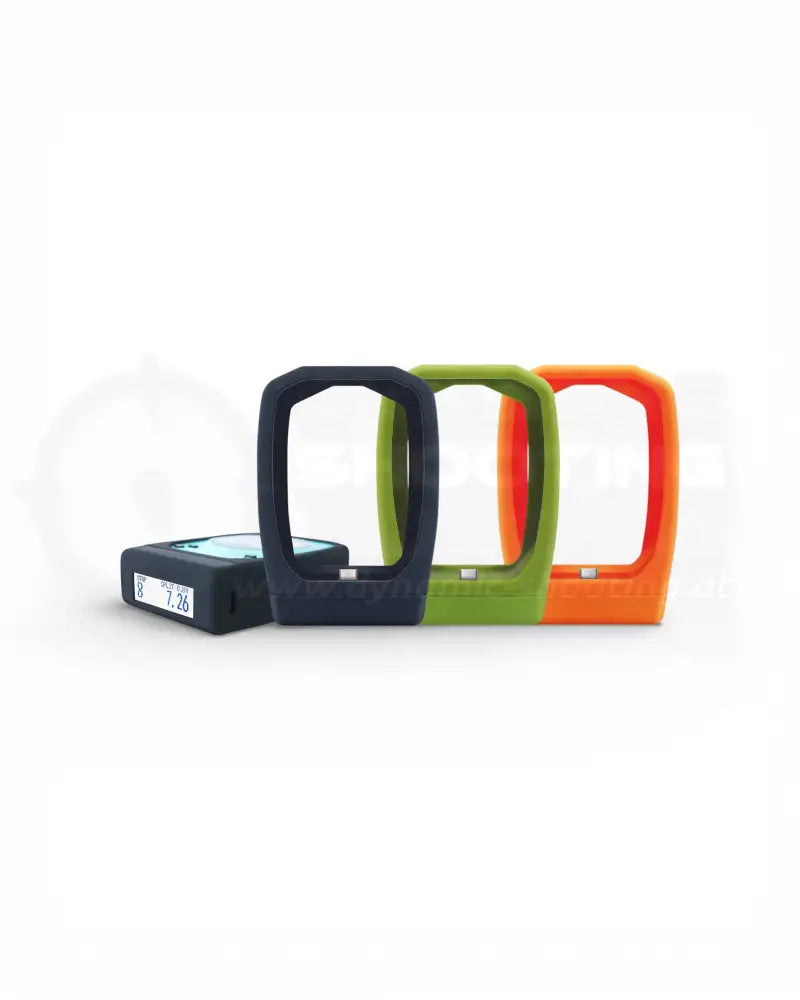Silikonhuelle mit oben angebrachten Display fuer den Special Pie IPSC Shot Timer
