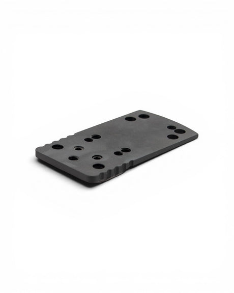 Toni System Dovetail Optik Adapterplatte Typ A für CZ 75B und CZ 75 P-01 Seitenansicht