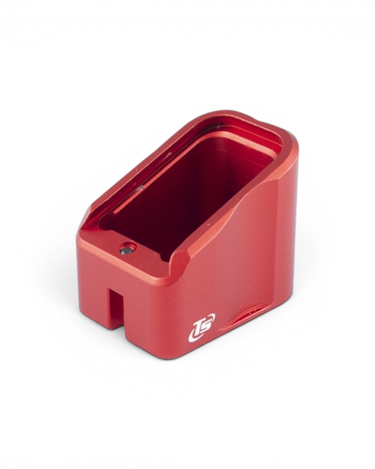 Toni System +4 Magazinboden für Glock Mec Gar Stahl Magazine 141mm IPSC Optics Division in Rot