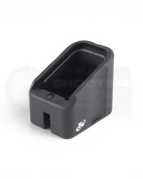 Toni System +4 Magazinboden für Glock Mec Gar Stahl Magazine 141mm IPSC Optics Division in Schwarz
