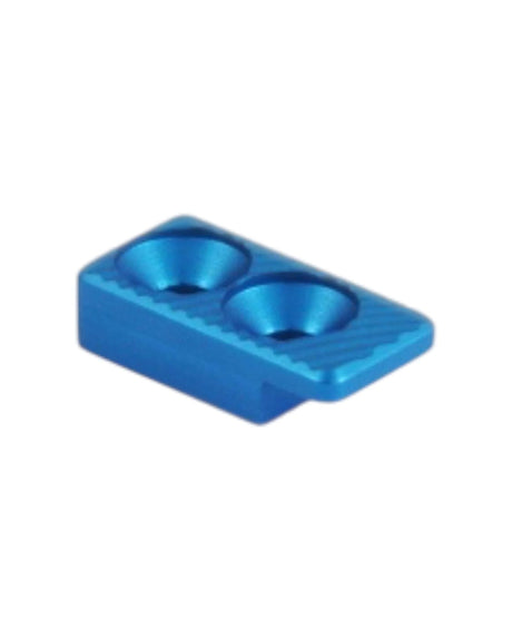 Toni System Oversized Mag Release für Glock Pistolen der Generation 4 und Generation 5 in Blau