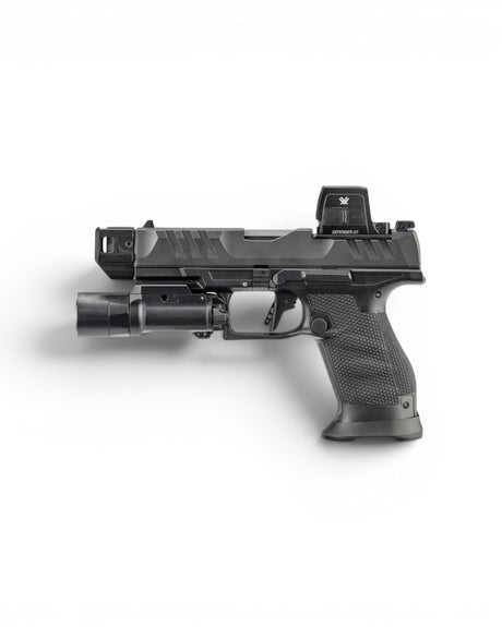 Vortex Defender ST Enclosed Solar Micro Red Dot mit 3 MOA Rotpunkt geschlossenes System montiert auf einer Walther PDP