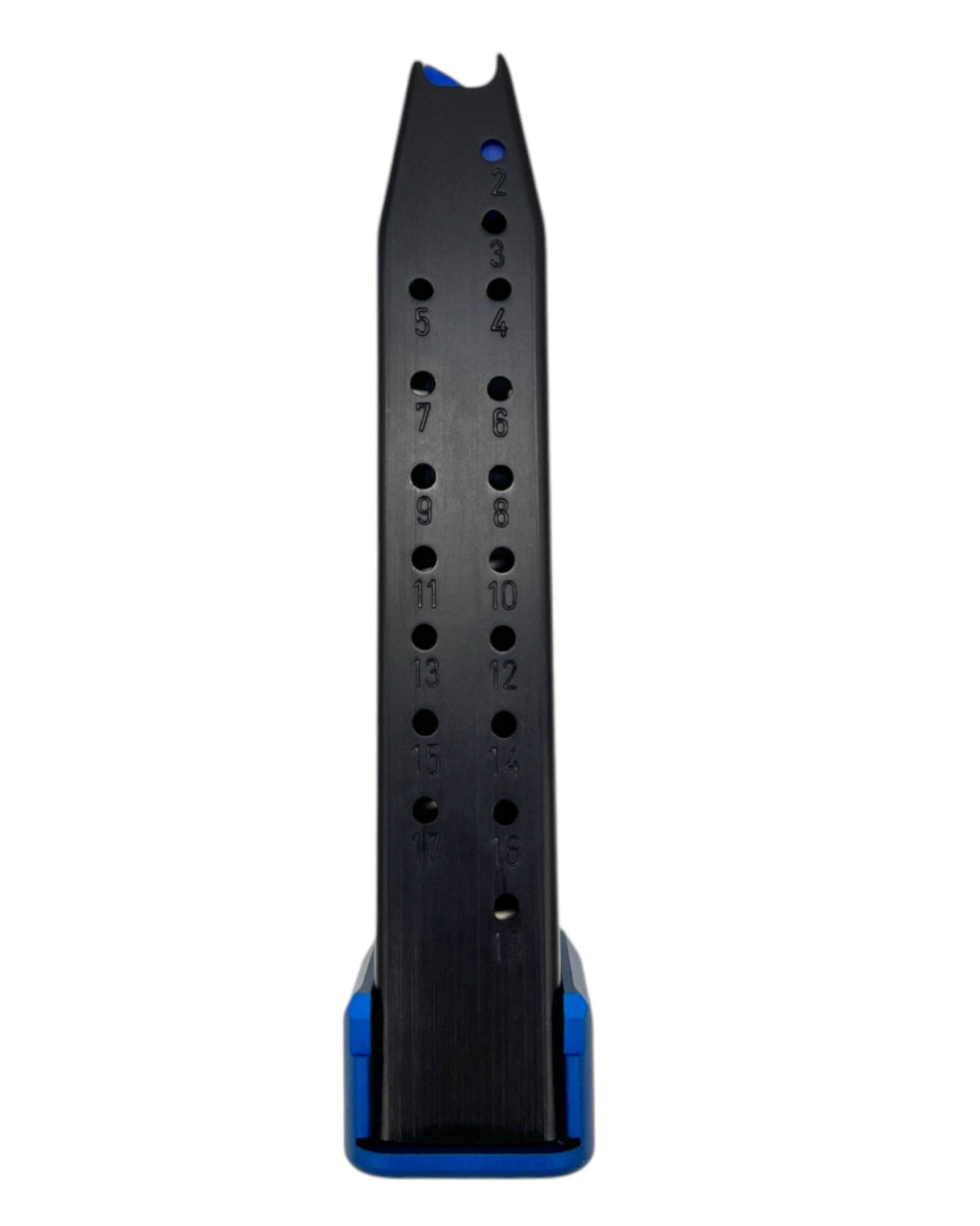 Magazin passend für Walther PDP Compact und PPQ M - 9mm - mit blauem Magazinboden (18 Schuss)