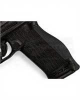 LOK Grips Messing Backstrap für Walther PDP Full Size mit griffiger Wabentextur und schwarzem Cerakote