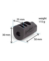 Abmessungen Armanov Equalizer PCC Kompensator: 50 × 30 × 25 mm, 115 g