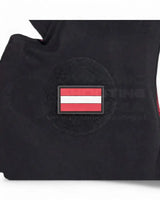 PVC gummierter Klett Austria Patch mit Österreich Flagge 