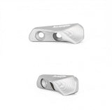 3D Thumb Rest Daumenauflage aus Aluminium von Toni System für CZ 75 Tactical Sport Orange, TS2 sowie Czechmate Pistolen in Silber
