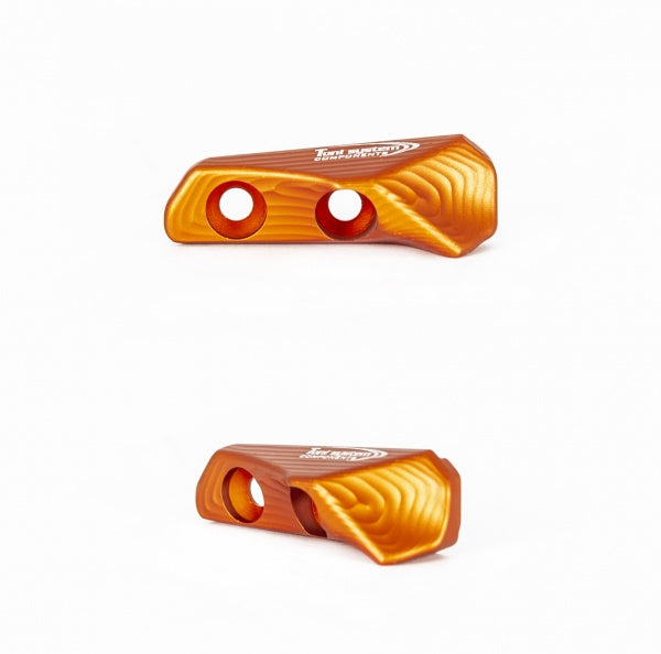 3D Thumb Rest Daumenauflage aus Aluminium von Toni System für CZ 75 Tactical Sport Orange, TS2 sowie Czechmate Pistolen in Orange