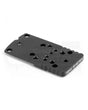 Dovetail Red Dot Optic Adapter Plate für die CZ 75 SP-01 sowie CZ Shadow 2 für Rotpunktivisiere wie: C-MORE RTS2-STS2, MEOSIGHT III, MEORED, TRIJICON RMR-SRO, SIG ROMEO 3, BENTHLEY TSX6- A-1, VORTEX RAZOR, TONISYSTEM ZR-ZX-ZT, HOLOSUN HS407C-HS407CO X2- HS407C X2-HS507C-HS507 COMP-HS508T