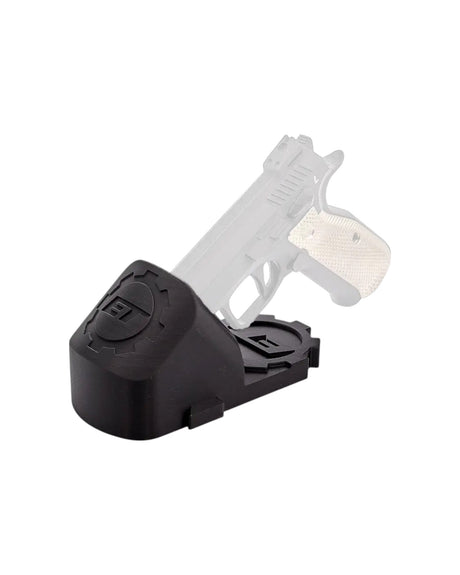 Eemann Tech Universal Handgun Stand mit eingesetzter Pistole