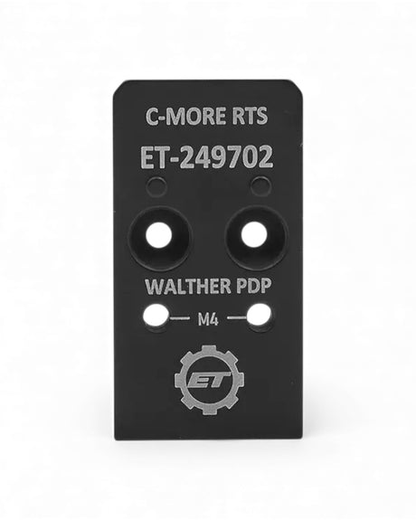 Red Dot Adapterplatte für die Walther PDP von Eemann Tech passend für das Rotpunktvisier C-More RTS