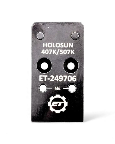 Red Dot Adapterplatte für die Walther PDP von Eemann Tech passend für das Rotpunktvisier Holosun 407K und 507K