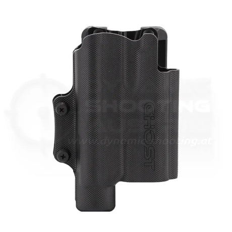Pistolen IPSC Holster "Civilian SF" von GHOST passend für Pistolen wie Glock, SIG P320 oder Beretta 92 mit montiertem Lichtmodul wie eine Streamlight TLR 1 oder Surefire X200 X300
