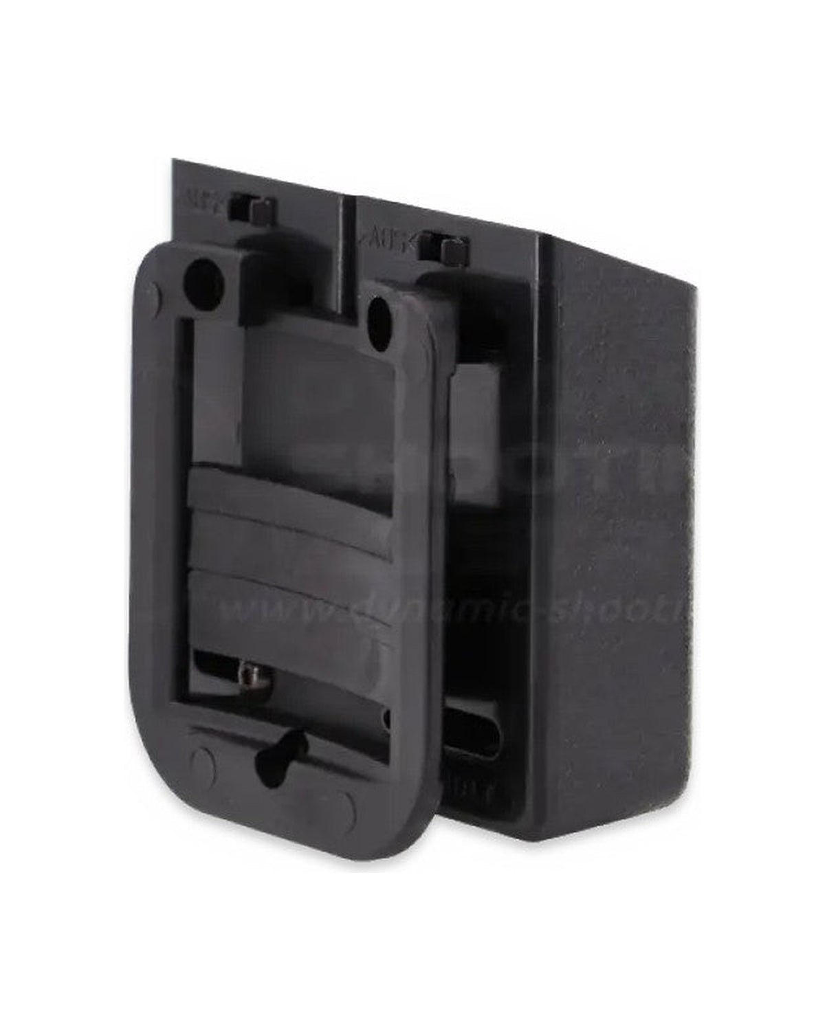 Doppel Magazintasche von GHOST Holster Rückansicht der Gürtelmontage