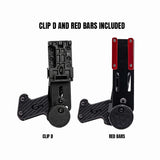 GHOST Hydra Gen2 Lieferumfang Clip D und Red Bars