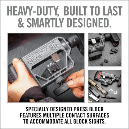 Real Avid Glock Kimmenwechselgerät - Tool zum Wechseln von Glock Kimmen