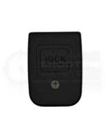 Originaler flacher Glock Kunststoff Magazinboden in Schwarz